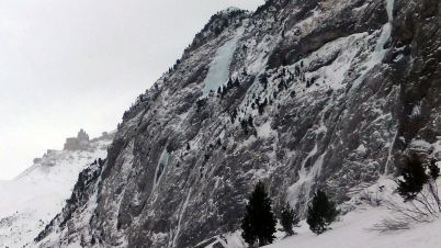 Escalada en hielo "Historia del Agua"